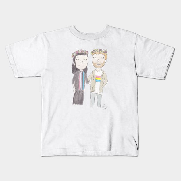 Loki and Thor - Midsummer Kids T-Shirt by samikelsh